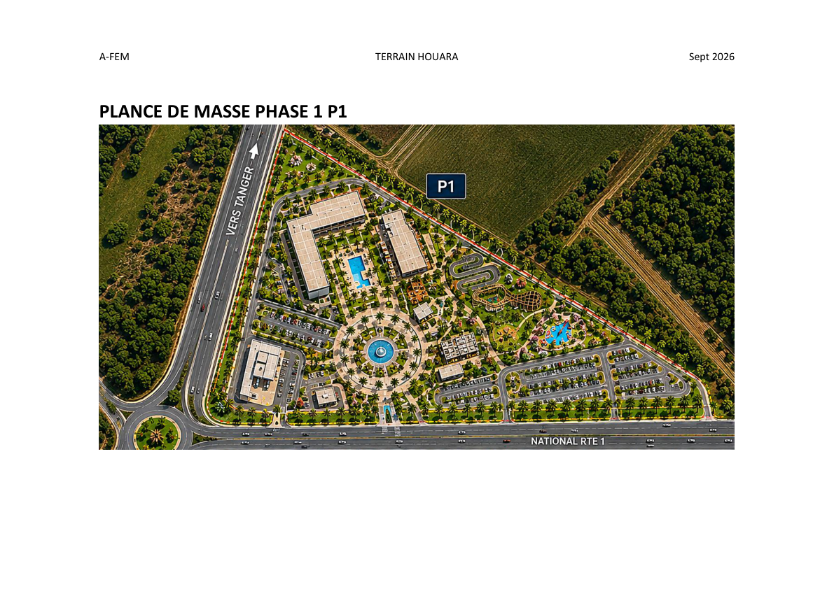 Plan de masse Haouara